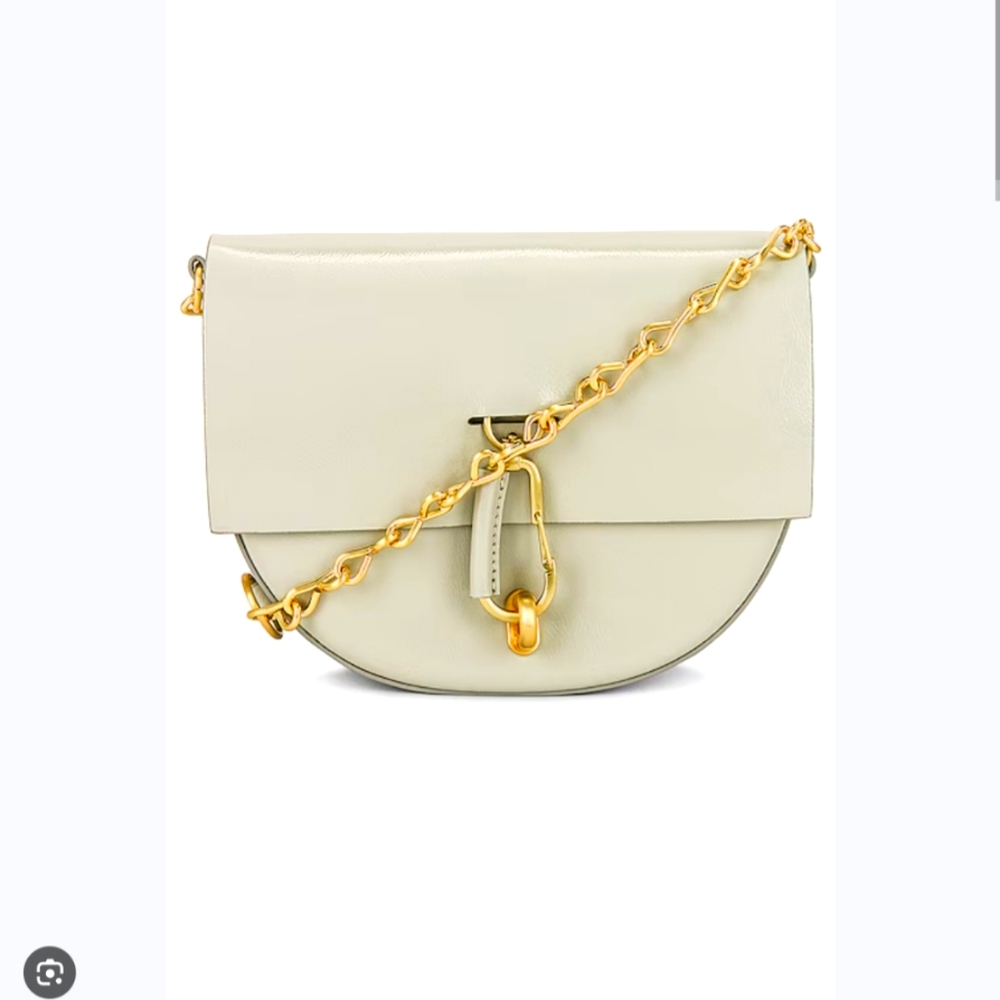 Zac Posen White Crossbody with chains